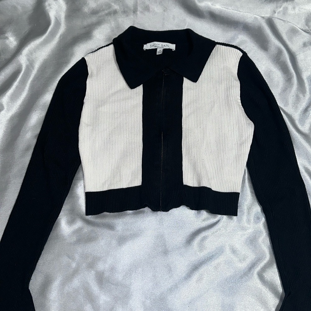 CROPPED COLLARED SHIRT
